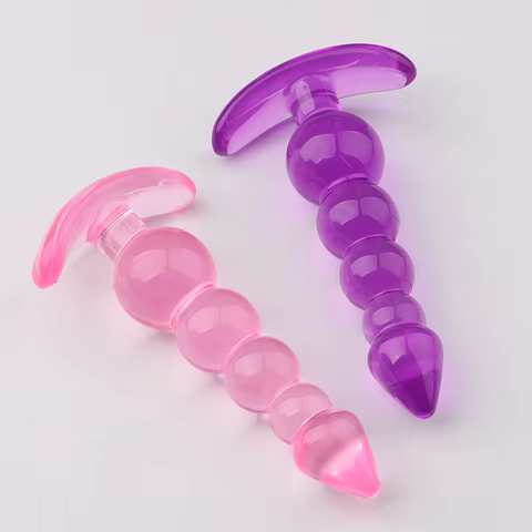 Soft Silicone Anal Plugs Anal Beads Dildo Butt Plug Prostate Massage Unisex Sexy Stopper Adult Sex Toy for Men Women Adult Games 12 best sales 1 m dildo - №7