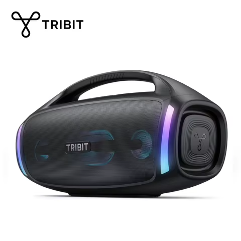 TRIBIT StormBox Blast 2 Bluetooth Speaker, 200W Power With Subwoofer Outdoor IP67 Party Speaker, 30H Playtime, LED, Mic Input 10 best sales gigaworks t3 volume - №2