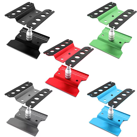 Metal Repair Station Work Stand Assembly Platform for 1/10 1/8 RC Car Traxxas TRX-4 Axial SCX10 90046 D90 RC Crawler Tamiya HSP 6 best sales engine stand - №4