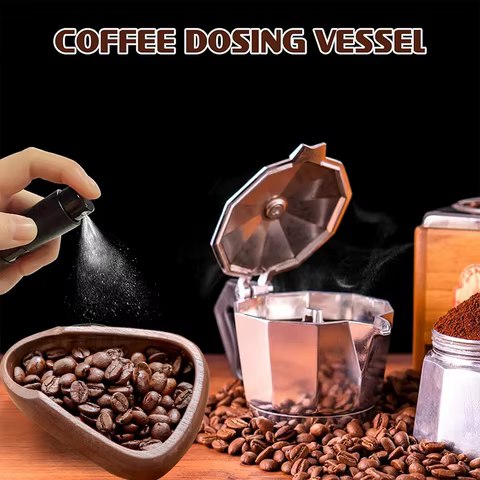 FLYMUYU Multifunctional Wooden Coffee Bean Dosing Cup and Light Spray Bottle Barista Set for Enhance Brewing Coffee Experience 8 best sales probott water bottle cap - №8