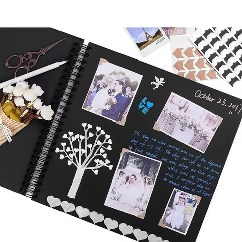 DIY Craft Album Scrapbooking Picture Album 1PC Photo Albums Scrapbook Paper for Wedding Anniversary Gifts Memory Books 6 best sales photobooks - №2