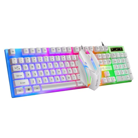 10 best sales wireless mechanical keyboard and mouse - №10
