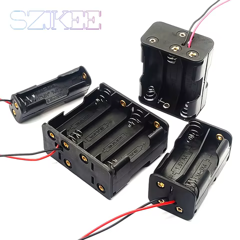 10 best sales aa battery holder case - №8