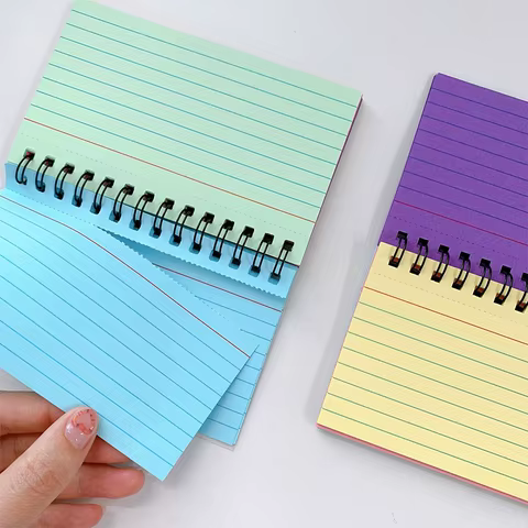 Tearable Spiral Notebook – 1PC Horizontal Line Journal, Office Diary, Writing Notepad, Stationery Supplies 10 best sales journal books - №7