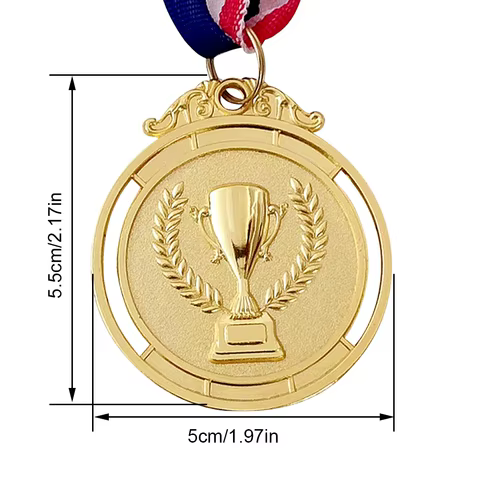50-10PCS Zinc Alloy Round Winner Medals 2 8 best sales medals - №4