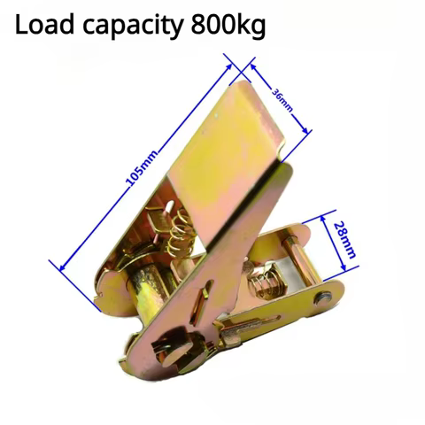 3m Cargo Strap Ratchet Tensioner Freight Car Fixed Tightener Tighten Rope For Luggage Goods Transportation Outdoor Camping 10 best sales belt tensioner - №1