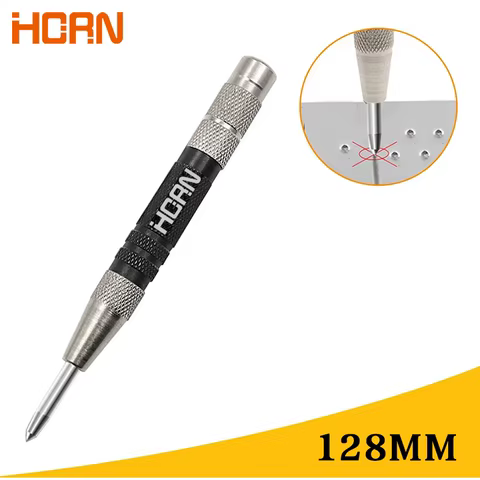 1pc Spring Type Automatic Center Punch Locator Glass Striker Window Breaker Punch Centering Punch Punch Tool 10 best sales customized hole punch - №1