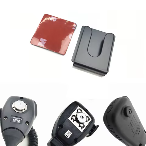 Baofeng Universal Microphone Holder Hand Hook Clip for Motorola Kenwood YEASU TYT Hytera BAOFENG Car Radio Walkie Talkie 8 best sales clip motorola - №1
