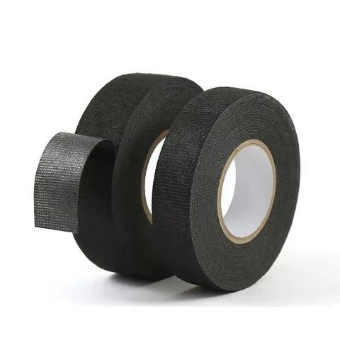 15 Meter Heat-resistant Flame Retardant Tape Coroplast Adhesive Cloth Tape For Car Cable Harness Wiring Loom Protection 12 best sales mudcloth - №6