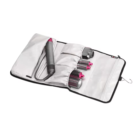 Large Capacity Hair Dryer Case Dustproof Travel Storage Bag Organizer Curling Barrels Pouch For Dyson Pre-Styling Dryer Bag 10 best sales dyson travel case - №4