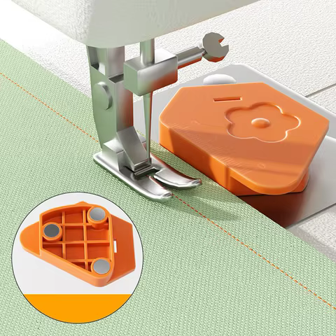 Magnet Lock Stitcher Sewing Machine Accessories New Multi-purpose Magnet Gauge Edge Polygonal Anti-Curling Plastic Positioner 12 best sales sewing machine parts - №8