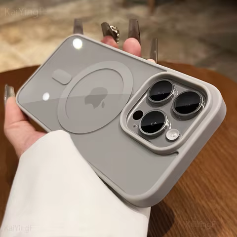 Luxury For Magsafe Transparent Case For iPhone 16 15 14 13 12 11 Pro XS XR Max Mini Plus Magnetic Wireless Charge Cases Cover 6 best sales nirvana flag - №4