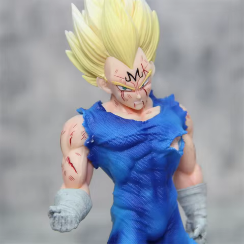 20CM Dragon Ball Z Majin Vegeta Figure Toys Anime DBZ Super Saiyan GK Action Collection PVC Model Dolls Birthday Gifts Kids 10 best sales 50 cent figure - №9