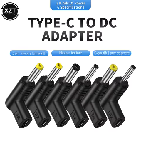 NEW USB C PD to DC Power Connector Universal 5V 9V 12V Type C to DC Jack Plug Charging Adapter Converter for Router Tablet 6 best sales 5v to 12v converter usb - №6