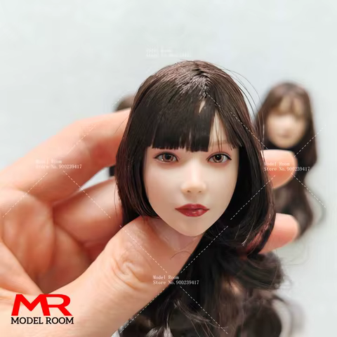 8 best sales 1 6 female head sculpt - №2