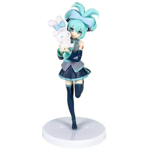 20CM Anime Hatsune Miku X Cinnamoroll Figure Anime Peripheral Collectible Models Decorative Decorations Children Kawaii Gift 8 best sales mould king harry potter - №8