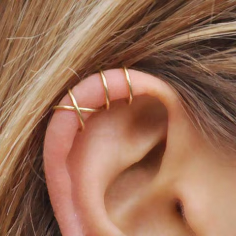 10 best sales smiley piercing jewelry - №10