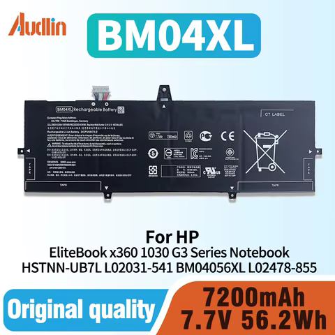 BM04XL Laptop Battery for HP EliteBook X360 1030 G3 G4/1030 G3 45X96UT 3ZH01EA Series BMO4XL HSTNN-UB7L L02031-241 L02031-2C1 8 best sales hp elitebook x360 1030 g3 - №5