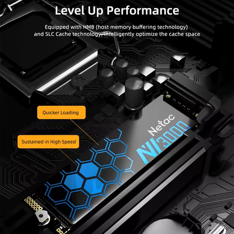 Netac NVMe SSD M2 1TB 2TB 500GB 250GB 3500MB/s SSD PCIe3.0 M.2 2280 SInternal Solid State Drives Disk NV3000 for Laptop Desktop 10 best sales g512 logitech - №2