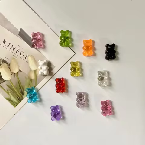 10Pcs Bear Refrigerator Magnet Magnet Blackboard And Whiteboard Sticker Photo Message Magnet Magnetic Sticker 8 best sales refridgerator magnet - №5
