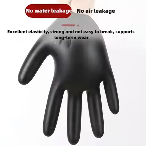 Disposable Nitrile Waterproof Gloves Dish Washing Kitchen Household Gloves Dog Wash Cleaning Glove for Food Working Latex Gloves 12 best sales mudcloth - №10