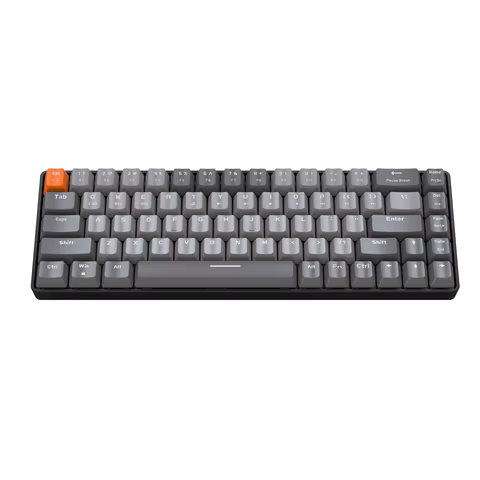 60% Wireless Mechanical Keyboard Bluetooth Dual Mode Hot-Swap Ziyoulang K68 Mini Keyboard 68-Key Red Switch for PC/IPhone iPad 10 best sales red keyboard - №2