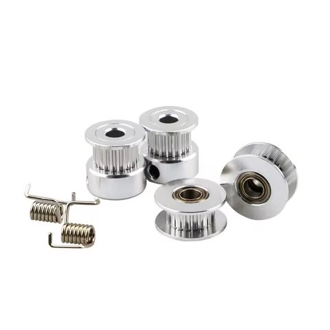 3D Printer Parts GT2 Pulley 20 Teeth Bore 5mm GT2 6mm Timing Belt & 2X Idler 4X Tensioner for 3D printer kit 10 best sales belt tensioner - №10