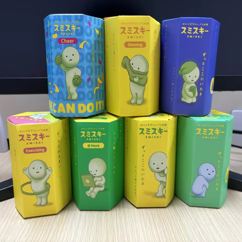 SMISKI Multiple Series Noctilucent Green Doll Blind Mystery Box Action Figures Decoration Desktop Model Toy For Surprise Gift 12 best sales toy for boy - №11