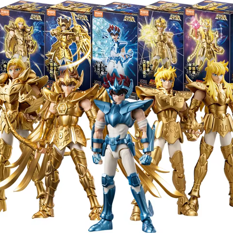 (In Stock)BLOKEES Original Gold Saint Seiya Sagittarius Aiolos Pegasus Tenma CHAMPION CLASS Assembled Action Figure Anime Toys 12 best sales pegasus toy - №9