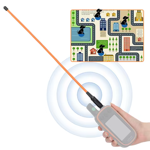 1/2/3 PCS GPS771 Antenna SMA-Male Upgrade 38CM Whip Antenna Extended Long Range for Garmin GPS Alpha 100 200 Astro 220 Ham Radio 8 best sales garmin antenna - №3