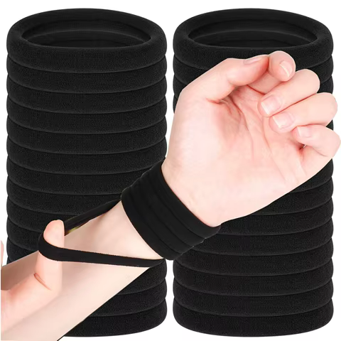 20/50/100pcs Kids Elastic Hair Bands Girls Sweets Scrunchie Rubber Band Hair Ties Clips Headband Hair Accessories 8 best sales scronchi - №5