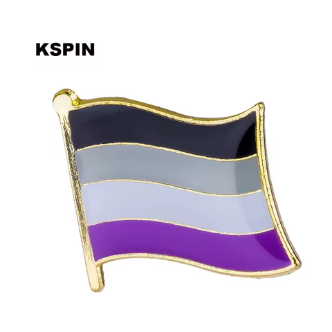 Demisexual Pride heart shaped Badge Symbol Pin Metal Badges Decorative Brooch Pins for Clothes Brooch Jewelry 6 best sales demisexual - №2