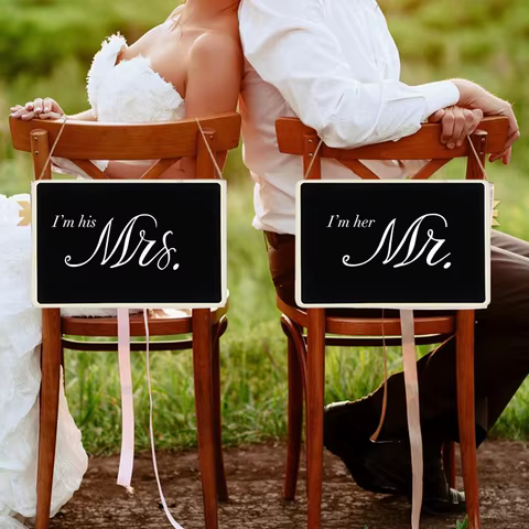 10 best sales wedding signs - №7