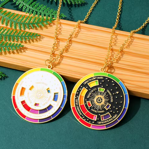 Color Wheel Keyring for Painters, Interactive Keychain, Art Keychains, Gifts 6 best sales fifth harmony - №3