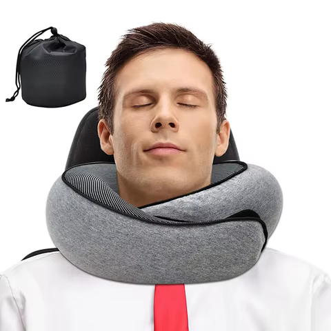 8 best sales travel hoodie pillow - №1