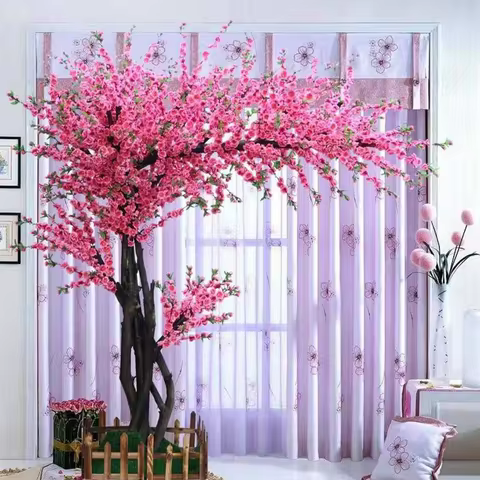 2-piece set of artificially encrypted cherry blossom branches - perfect for wedding arches, homes, courtyard gardens, Christmas 10 best sales cherry tree - №10