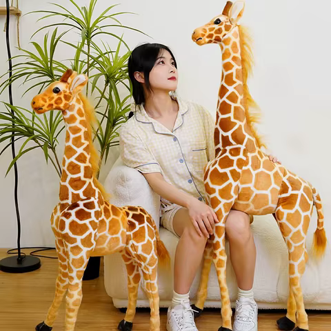 6 best sales large plush giraffe - №5
