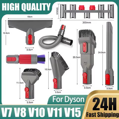 Telescopic Rod Extension Tube For Dyson V7 V8 V10 V11 V15 Handheld Vacuum Cleaner Extension Tool Accessories Spare Parts 10 best sales dyson sv17 - №1
