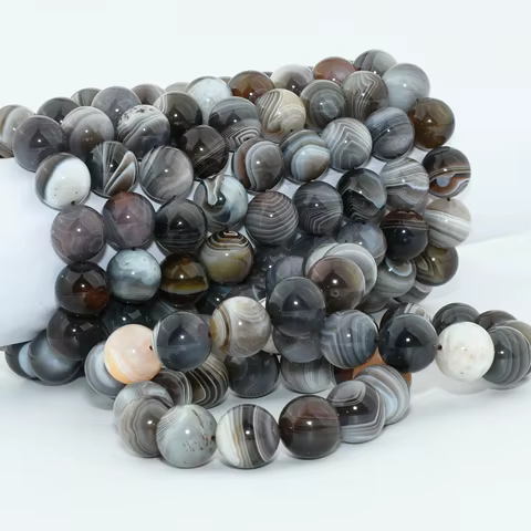 12 best sales botswana agate beads - №10