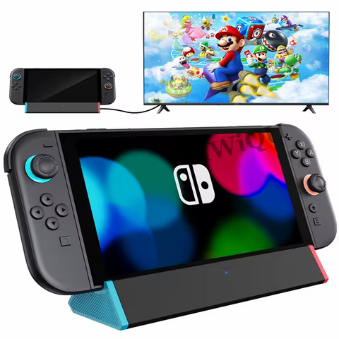 SIWIQU TV Dock Station for Nintendo Switch 2 (2025),With 4K@120Hz HDMI Adapter/Type C Port/USB Port New Switch Game Accessories 10 best sales switch oled display - №8