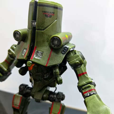 Pacific Rim Cherno Alpha Action Figure Deluxe Light Edition Черно Альфа Robot Figure Limited Mecha Model Children Birthday Gift 12 best sales odst - №6