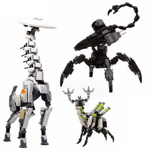 MOC Horizon Zero Dawned Robot Battle Machine Corruptored Game Action Figures Model Building Blocks Set Bricks Toys for Children 10 best sales lego horizon - №3