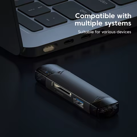 6 in 1 Card Reader USB3.0 to Type C Micro USB Universal OTG Adapter Multifunctional adapter SD TF High-speed transmission 10 best sales ipod nano 3 - №4