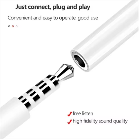 For IOS Adapter to 3.5mm Jack AUX Cable For iPhone 14 13 12 11Pro Max Male to Female Adapter Headphone Converter Audio Splitter 6 best sales touch screen for ipad mini 5 - №2