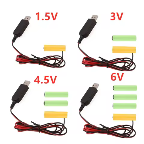 10 best sales aa battery adapter to usb - №1
