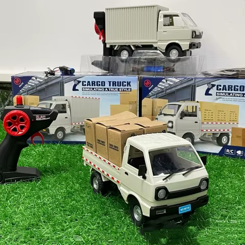 1:10/1:16 Wpl D12 Rc Car Simulation Drift Climbing Truck Led Light Cargo Rc Electric Toy Model For Boys Christmas Surprise Gifts 10 best sales 1 16 rc car - №2
