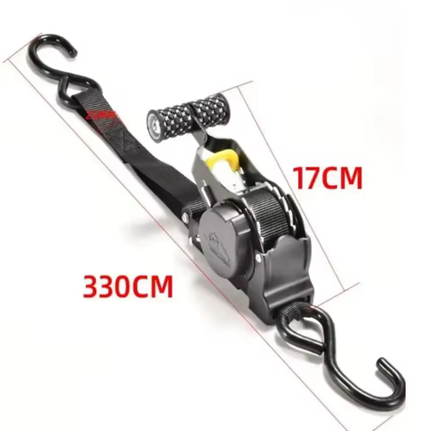 Auto Straps For Cargo Tape Retractable Belts For Motorcycles Ratchet Strap For Load Luggage Strap Ratchet Tensioner Belt For Car 10 best sales belt tensioner - №2
