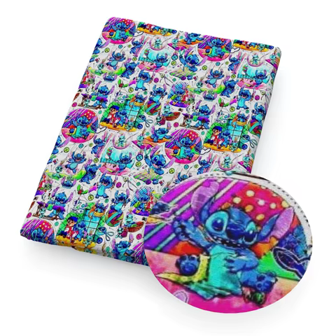 12 best sales lilo and stitch fabric - №5