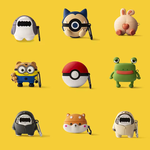 Earphone Cases Cover For Redmi Buds 3 Lite Cute Cartoon Silicone Wireless Bluetooth Headset Protective Case For Redmi Buds3 Lite 12 best sales redmi buds 3 case - №9