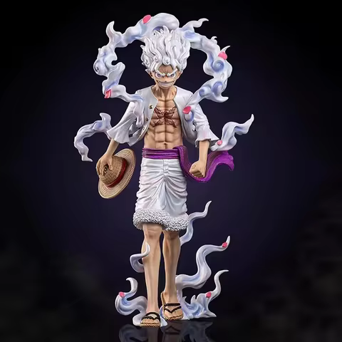 23cm Anime Zook Luffy One Piece GK NIKE Monkey D. Luffy Action Figures Pvc Statue Model Doll Collection Desktop Decorate Toys 12 best sales figurine luffy - №6